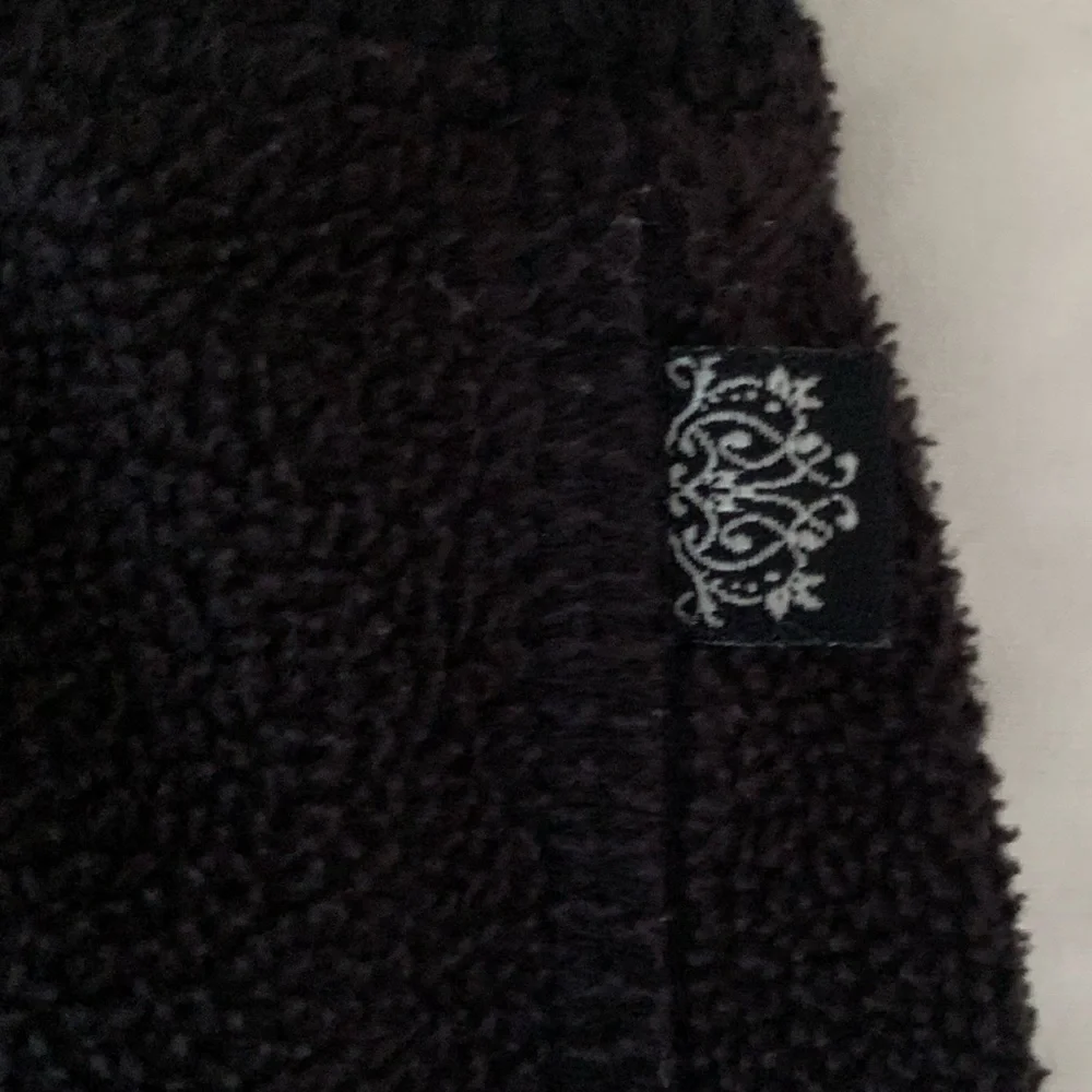 Children's Place Pants Girls Size 10 Black Fleece 1989 Place Bow Stretch Waist
